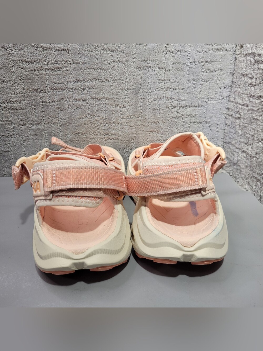 Hoka One One Infini Hike TC Women's Size US 9.5 B Dawn Light / Vanilla Sandals - Picture 12 of 16